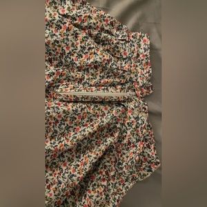 Flowy floral spring skirt